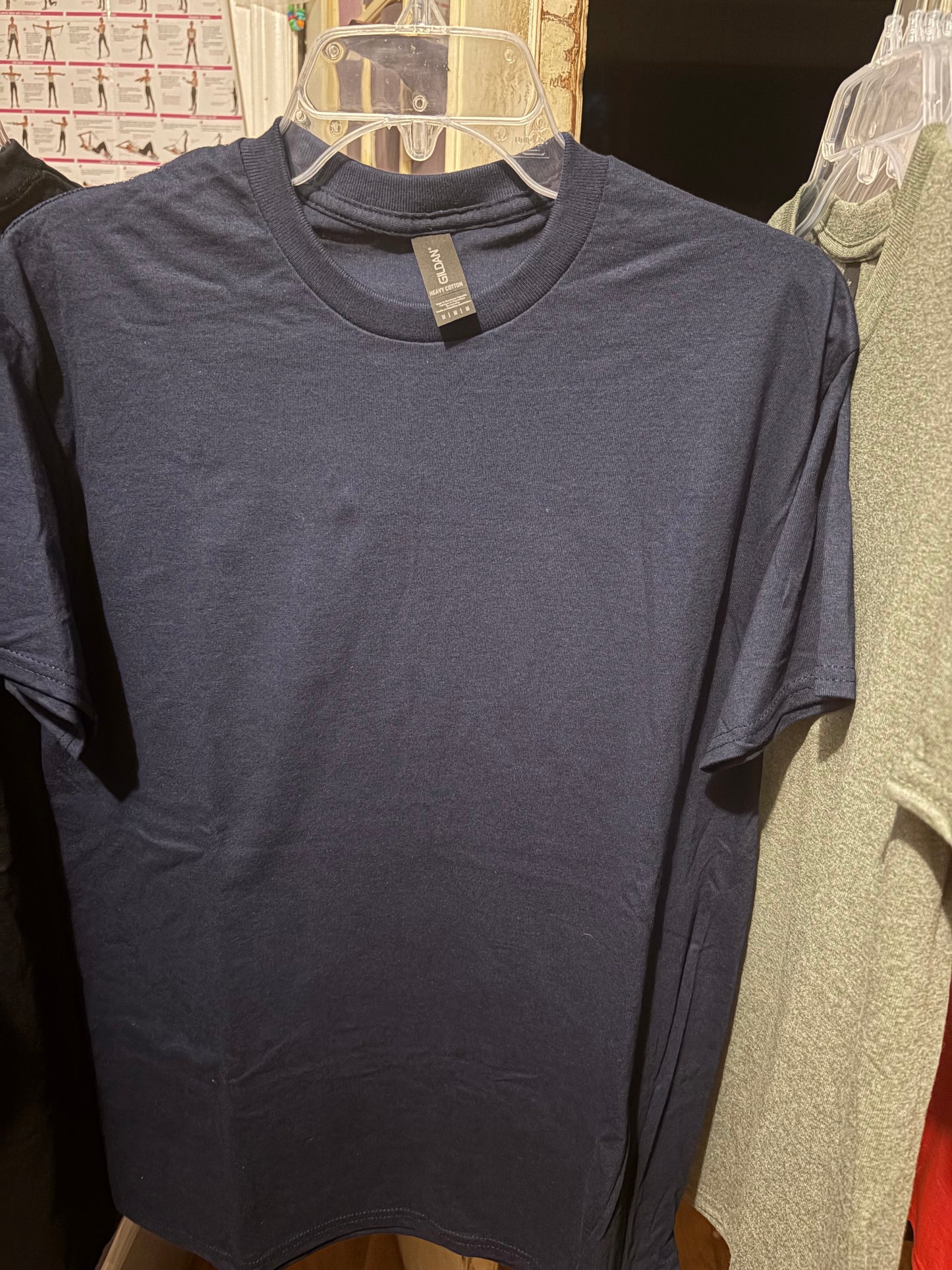 navy (GILDAN) SIZE M