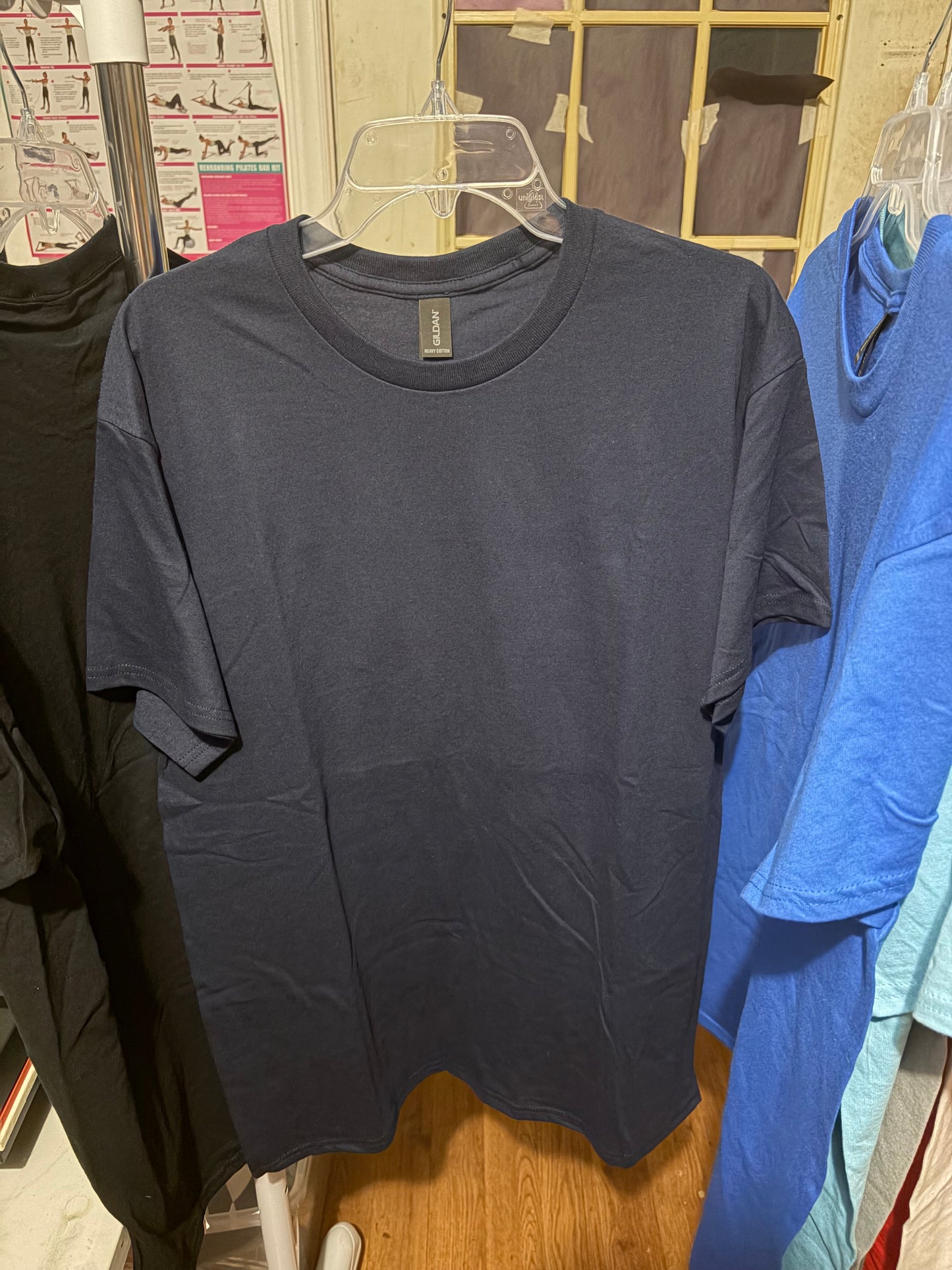 navy (GILDAN) SIZE L