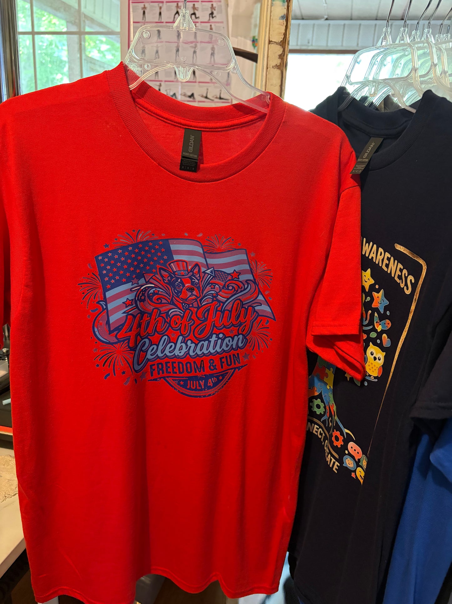 premade Boston terrier 4th of july shirt