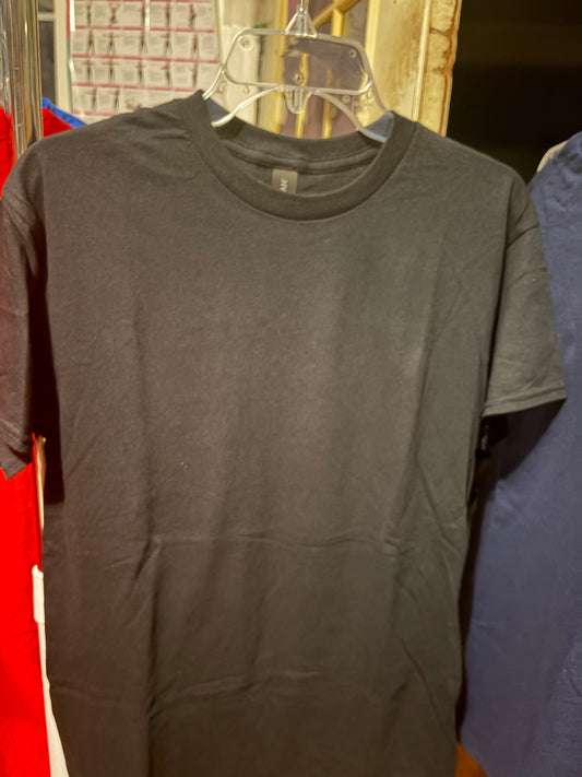 black (GILDAN) SIZE M