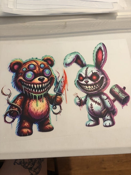 bad bear and bunny XL