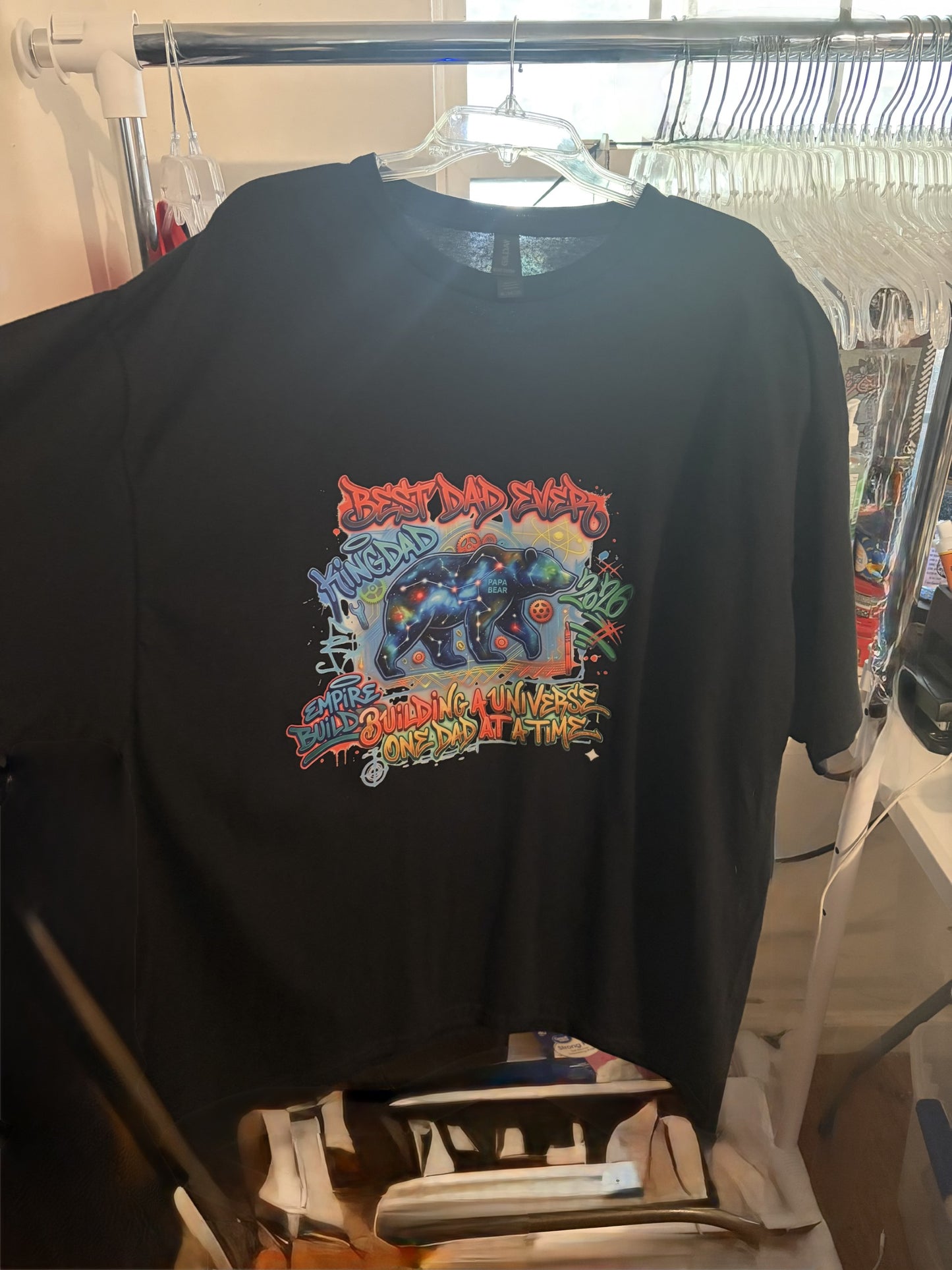 PREMADE BEST DAD EVER SHIRT! 3xl short sleeve GILDAN